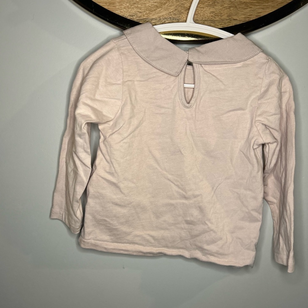 Zara Blush Pink Long Sleeve Kids Top - Picture 8 of 8